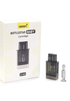 Картридж SMOANT — BATTLESTAR / CHARON BABY 2мл + 2 испарителя: 0.6 Ом и 1.2 Ом