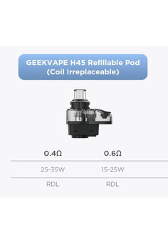 Картридж (со встроеным испарителем) Geek Vape H45 Pod 5ml (в упак. 2 шт.)