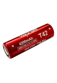 Аккумулятор 21700 Vapcell T42 4200mAh 35A/50A