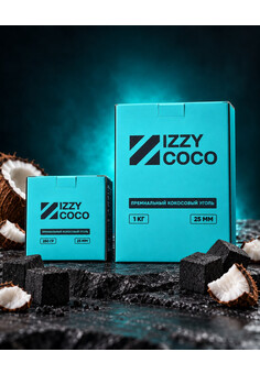 Кокосовый уголь IZZY COCO 25 мм 250 г